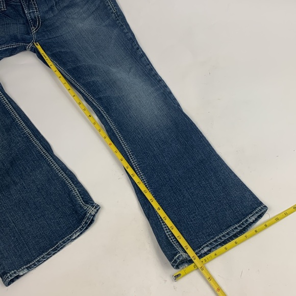 Silver jeans Suki Surplus Bootcut Size 32 Medium wash denim stretch Flap pocket - Picture 13 of 15